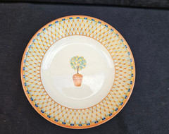 Tesco LEMON TREE Soup Bowl. Diameter 7 ¼ ins. 18 cms