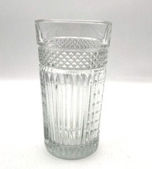Vtg Libbey Radiant Cut Glass Glasses 6″tall Replacement Glassware