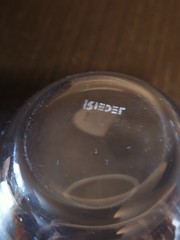 Lot of 2 Riedel Crystal Stemless Wine Glasses 18 oz & 10oz