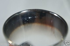 VINTAGE QUEEN’S LUSTERWARE MIRROR RIM SMALL JUICE OR WATER GLASSES SET OF 3