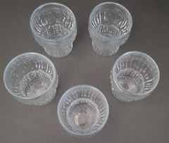 Vintage Scandanavian Drinking Glass Riihimäki Kehrä Nanny Still Finland Five SB