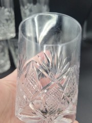 5 ABP Antique McKee Innovation Old Fashioned Cut Crystal Glasses 1 As-is + Bonus