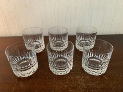 14 Jersey Model Crystal Whisky Glasses From Saint Louis (Price Per Unit) GM