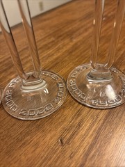 Set Of 4 RIEDEL SOMMELIERS MILLENNIUM CHAMPAGNE FLUTES Y2K Austria – Signed