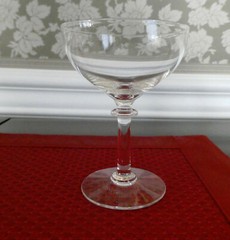 VINTAGE CLEAR CRYSTAL CORDIAL GLASSES, 3 1/2 INCHES TALL, LOT OF 10, PERFECT