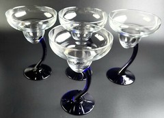 Vintage-Set of 4 -Bravura by LIBBEY GLASS COMPANY – Margarita Glasses – 7 1/8″