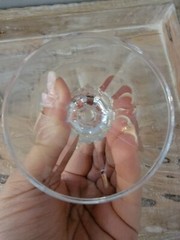 Import Assoc. Bohemia Clear Crystal Cascade 5 7/8″ Wine Glass