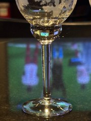 Antique Bohemian Hand-Blown Crystal Wine Glasses (Set of 4) c. 1890–1915