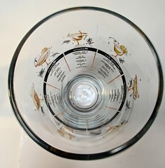 Vintage LIBBEY Barware MCM Cocktail Recipe Mixer Glasses 16oz Set of 2