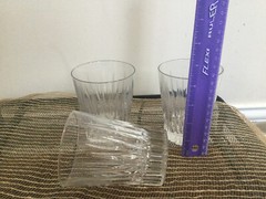 PICK 2 Martha Stewart SUN RAYS Highball OR LOWBALL Crystal Glass Set of 2 PICK