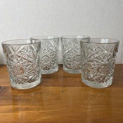 Vintage Libbey Hobstar Rocks Glass Double Old Fashioned Whiskey Bourbon