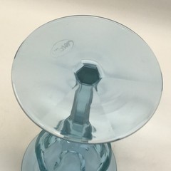 Moser Alexandrite Purple & Blue Color-Change Water Goblet / Stemware Wine Glass