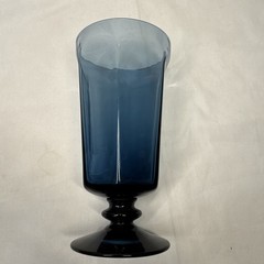 Lenox Antique Dark Blue Iced Tea Footed Tumbler