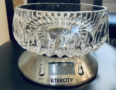 VTG Centerpiece Crystal Gorham Full Lead Crystal Bowl Germany Discontinued 7.5”
