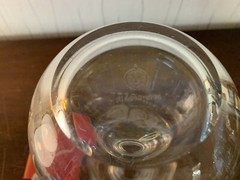 Pear Shaped Carafe Engraved G And Massenez Numbered In Baccarat Crystal