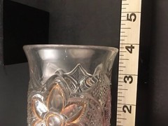 EAPG Tumbler U.S. Glass Co. #15141 FLOWER with CANE Pattern Old Fashioned