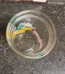 Vintage Bick’s Pickles Advertisement Drinking Glass Pickle Relish Jar NICE COND