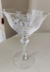 Tiffin Persian Pheasant Tall Goblet **FIVE**