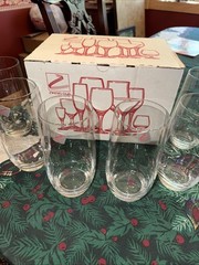 Zwiesel Glas German Crystal Old New Stock Box Of 6 Long Drink Tumblers