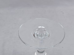 Signed Baccarat Normandie Pattern Clear Crystal 5 5/8 Inch Claret Wine