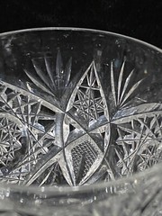 Antique American Brilliant Cut Glass 4.4” Cordial Wine Brandy Glasses Set Of 6
