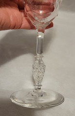 Amesbury Water Goblets Rock Sharpe Stemmed Set of 4 Libbey Lattice Flowers