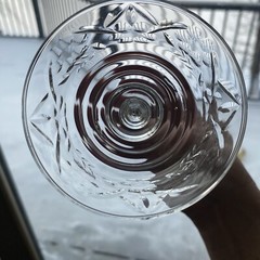 MINT Libbey Rock Sharpe Normandy Etched Sherbert Goblet Wine Glass Antique