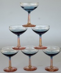 Margot Coupe Champagne Glasses House Of Margot Blair’s Set Of (6)