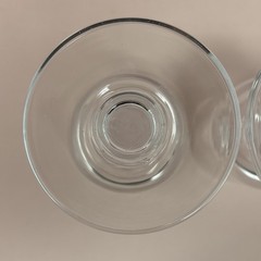 3 VTG Dansk Karin Red Wine Glasses 7 3/8” Blown Crystal MCM Kelly Simpson EUC