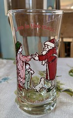 Holly Hobbie Drinking Glass Love is the Magic of Christmas American Greetings