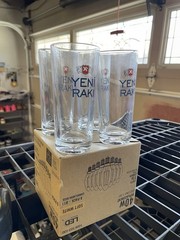 Yeni Raki Glass 165 cc – Pashabache Raki Glass – New 6 Pack Free Ship