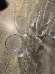 Six Barware Stemless Flutes