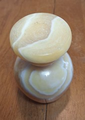Marble Onyx Alabaster Goblet Carved Natural Stone 5″H X 2.5” Opening X 2.5″Base