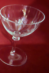 1 Vintage Blown Crystal Small Glasses 3 roses 2&1 Wheel Etched Wafer Thin 4 3/8″