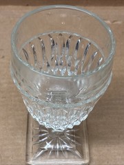 SET OF 3 Indiana Glass MT VERNON CLEAR 6″ Water Goblets – Wine Glasses Excellent