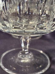 Mikasa Arctic Lights Crystal Brandy Snifters 5.75″ Cognac Glasses Set Of 4