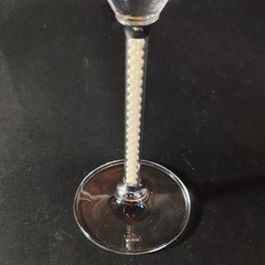 LENOX JUBILEE PEARL CHAMPAGNE FLUTES, Lead Crystal & Silver, 10 1/2″, 8 oz, 2PCS