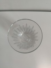Rona Slovakia Crystal Tumbler Highball Fluted Cut Glass