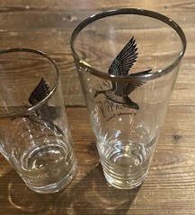 Set Of 3 Vintage Federal Glass Canada Goose Glasses – 2 Highball & 1 Tumbler