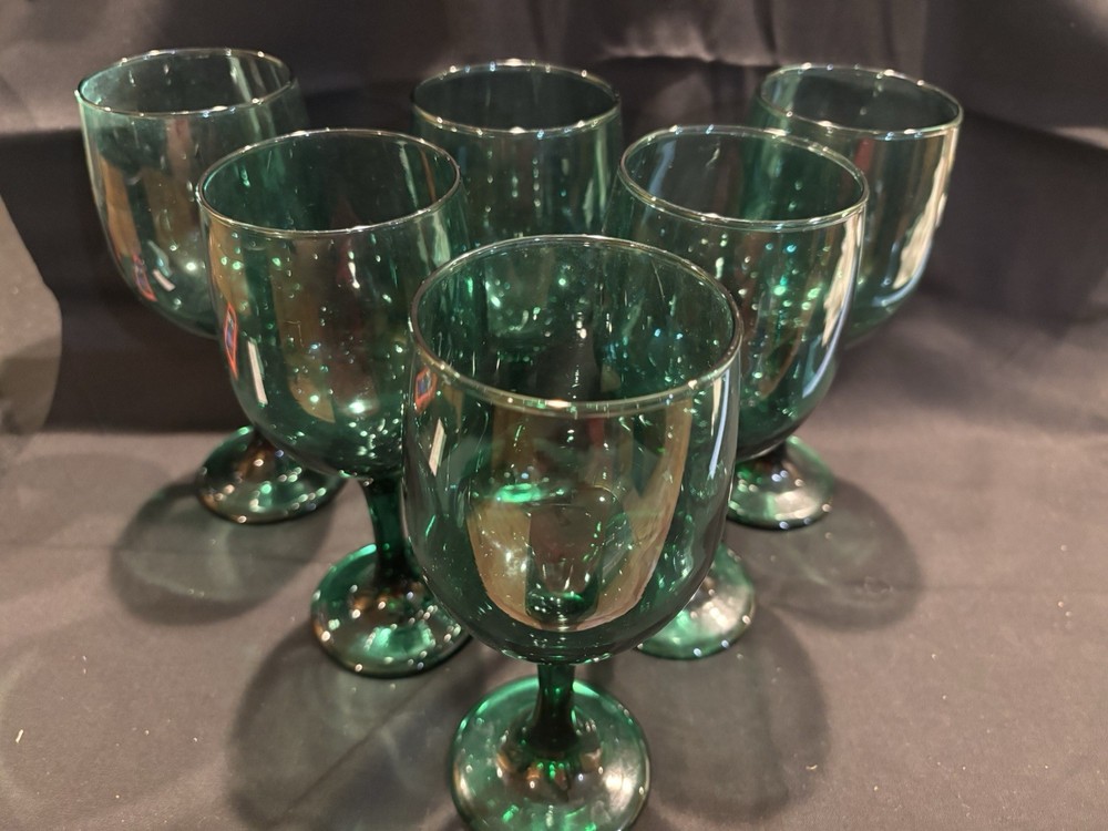 Juniper Green Libby Wine, Water Glass – Set Of 6￼