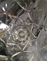 Seneca Stafford Crystal Champagne/tall Sherbert Hand Blown Glasses Set Of Two