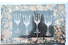 Toscany Classic Set of 4 Brighton Water Goblets 24% Full Lead Crystal 10oz