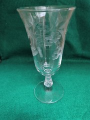 Libbey Rock Sharpe Shah #3007 Stem Iced Tea Footed Glass/Goblet