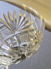 Set 3 St. Louis STL20 Cut Crystal Cordial / Sherry Glass 4 7/8″ 1930s