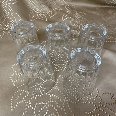 (5) Arcoroc Shot Glasses 2 oz Made in France 2″ D X 2-3/8″ T