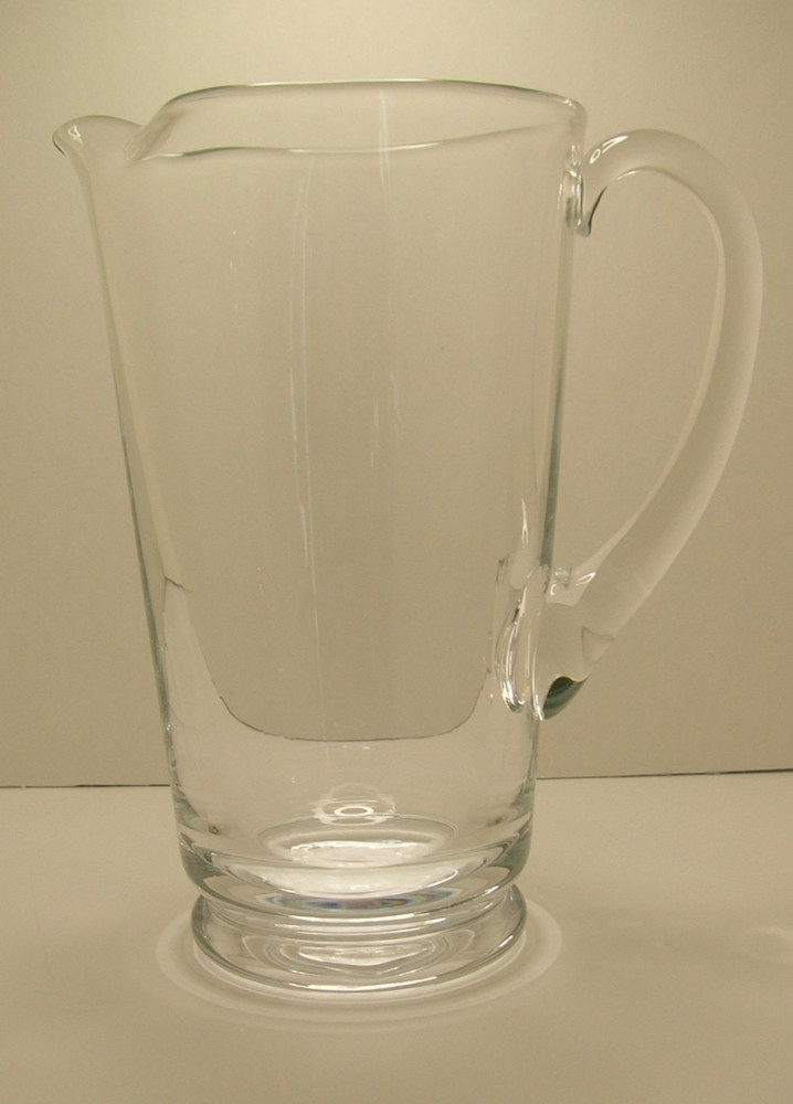 New Reed & Barton Austin Heritage Clear Glass Handled Pitcher #7510/0150 PC!