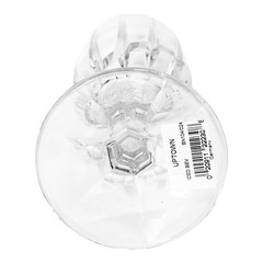 Mikasa Crystal UPTOWN Vertical Swirl Textured Iced Tea Glass Germany NEW