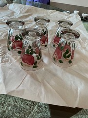 Possibly Franciscan Juice Glasses- 5 pieces