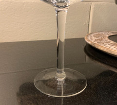 Vintage Chaine Des Rotisseurs Etched Logo 16 Ounce 7 1/2″ Wine Glass