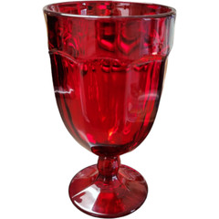 Viking Glass Arlington Ruby Iced Tea Glass Goblet